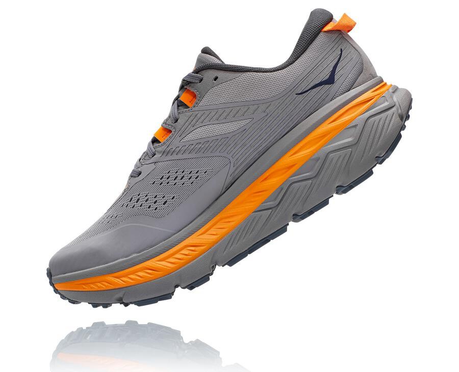 Tenis Hoka One One Trail Hombre Grises - Stinson Atr 6 - OAKM32806